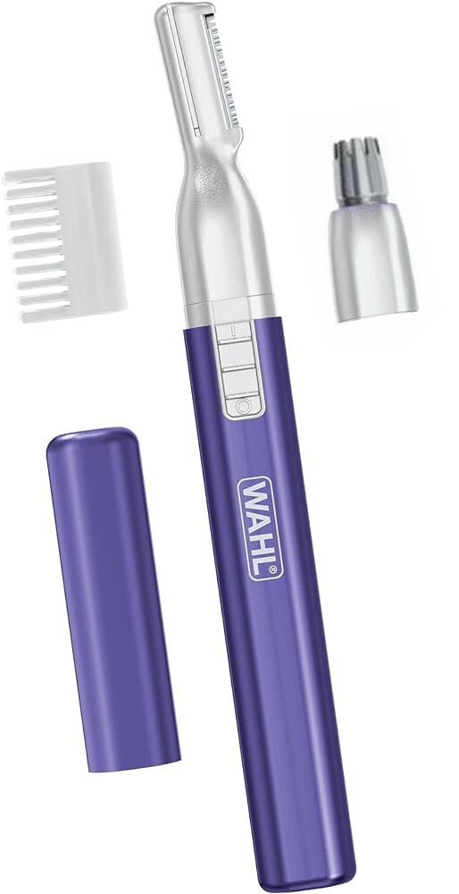 WAHL- SMOOTH FINISH – PRECISION SHAVER – DETAILER – PURPLE -CORDLESS -WET OR DRY