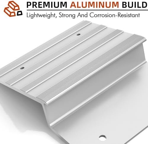 Salcod Aluminum Ramp Top Kit for 2″ x 8″ Boards, 700 lb per Ramp | Loading Ra…
