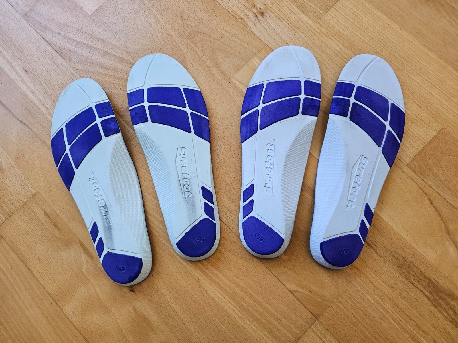 Lot of 2 SureFoot Conforma Medio Medium Arch Profile Performance Insole Womens 9