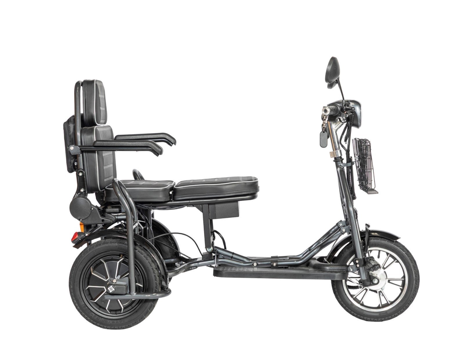 Gray Tressel FOLD2- Two Seater Foldable Electric Scooter