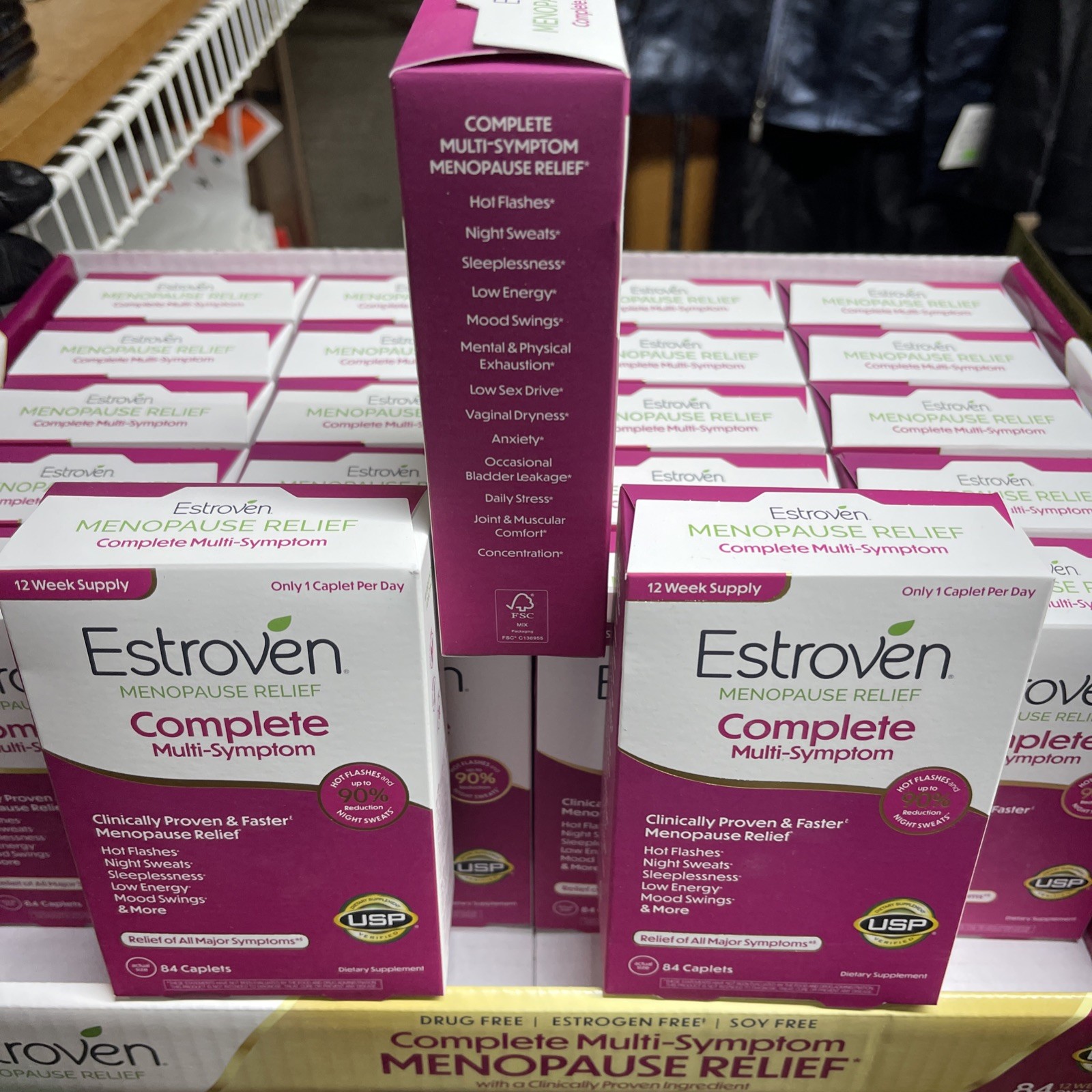 [ 2 ] Estroven Complete Multi-Symptom Menopause Relief, 84 Caplets x 2 packs