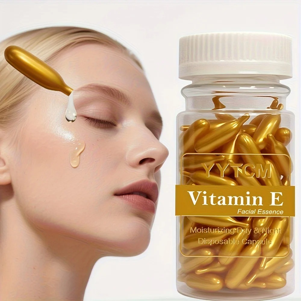 New Vitamin E Serum Capsules Hydrating Facial Essence Fast Shipping