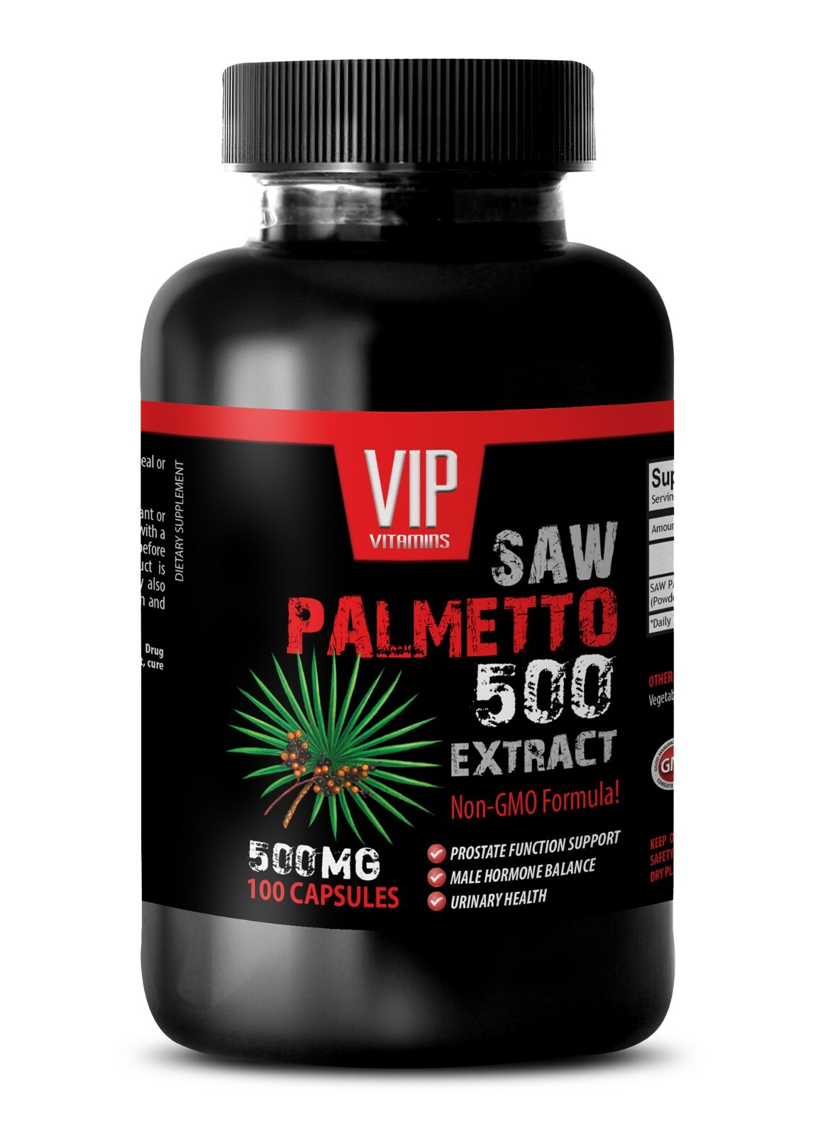 hair loss – SAW PALMETTO BERRY 500MG 100 Capsules – saw palmetto extract 1 Bot