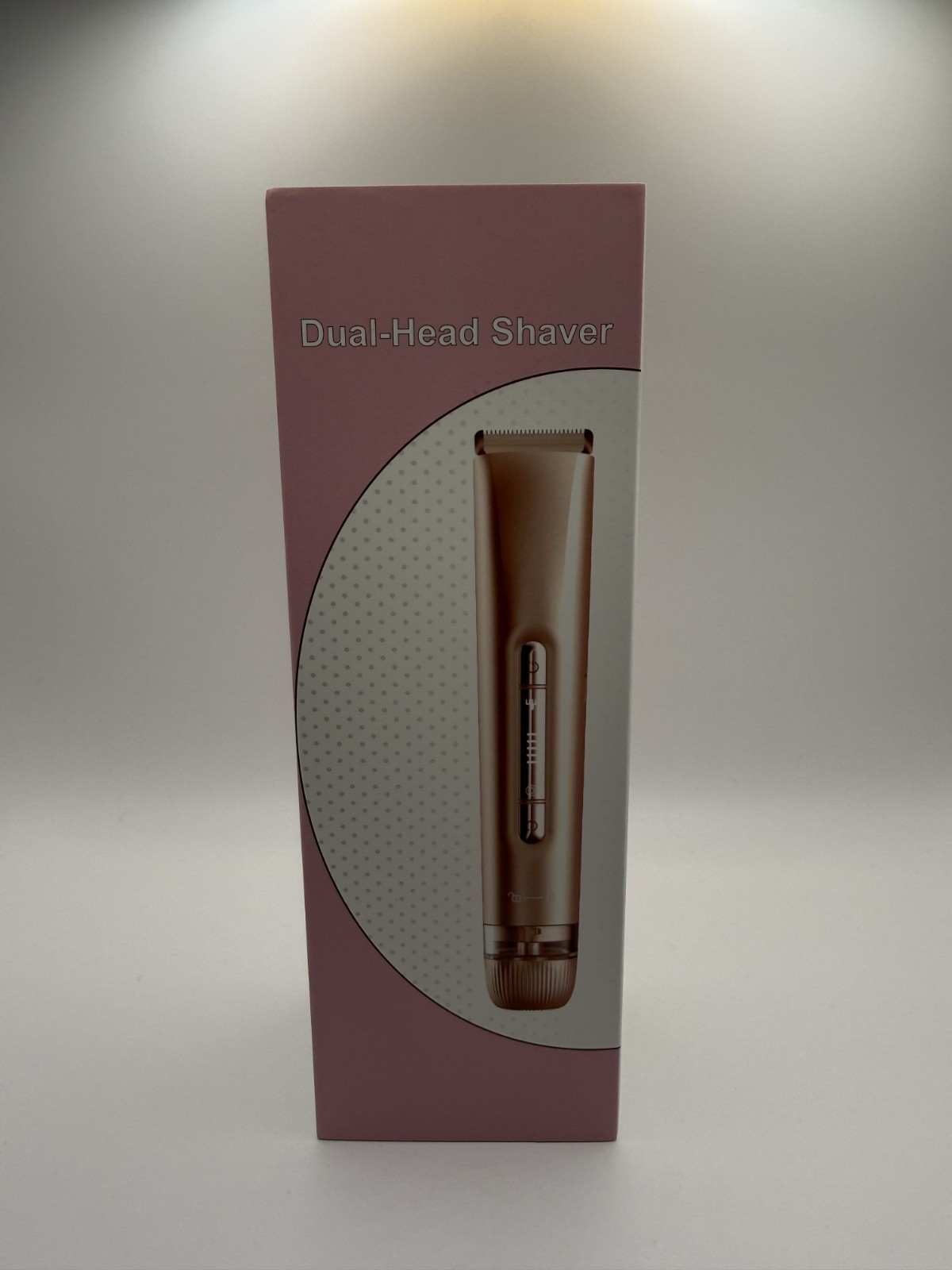 Dual-Head Design Shaver Rechargeable Waterproof Battery Level – Brand New Sealed