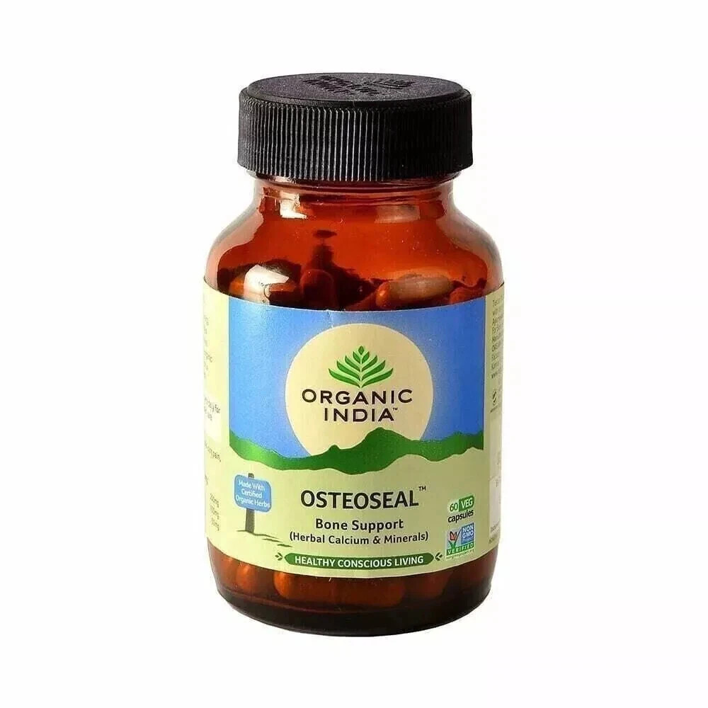 Organic India Osteoseal 60 Caps For Bones Health (Herbal Calcuim & Minerals)