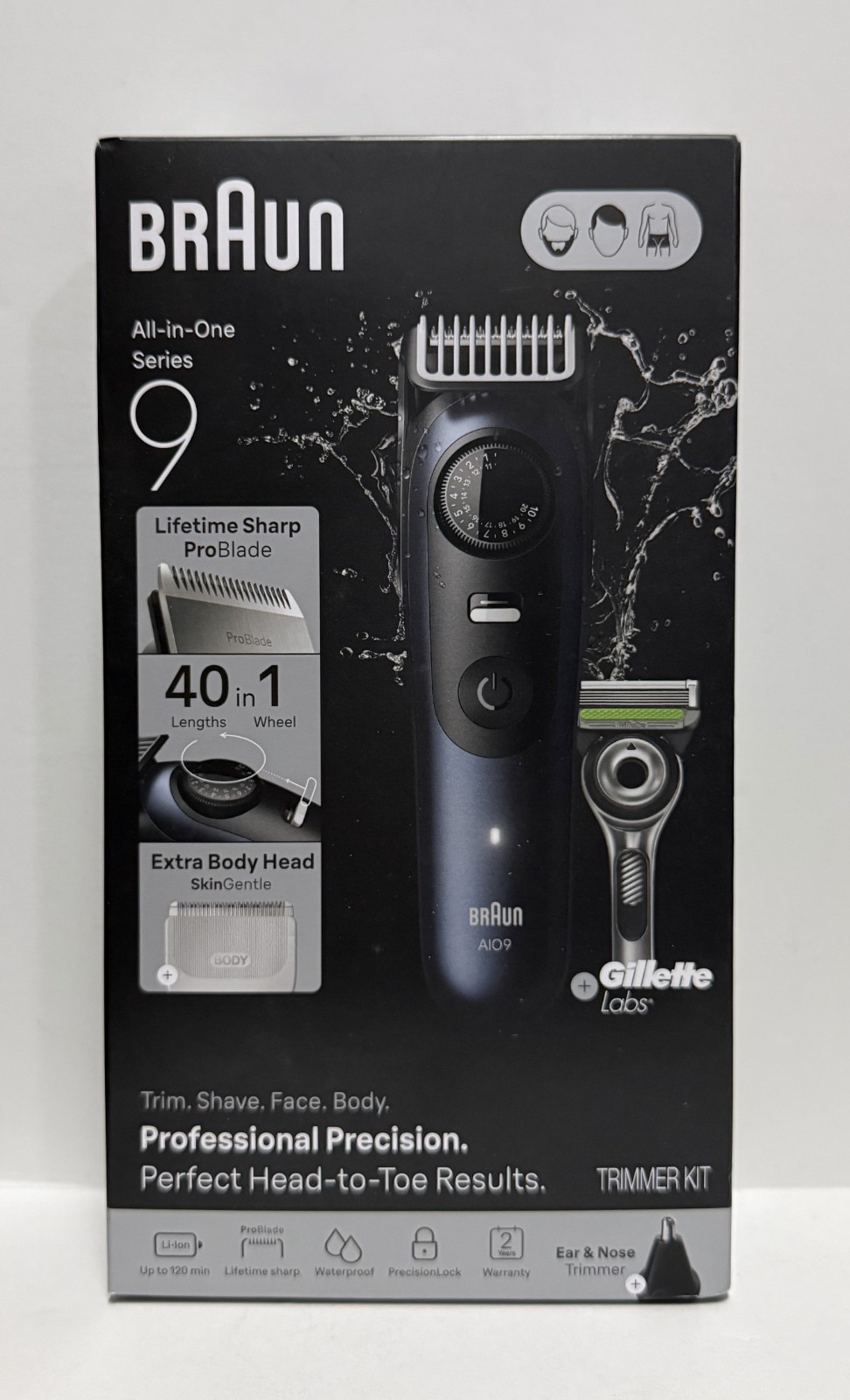 Braun All-in-One Series 9 Trimmer Kit 40-in-1 AIO 9530 ProBlade