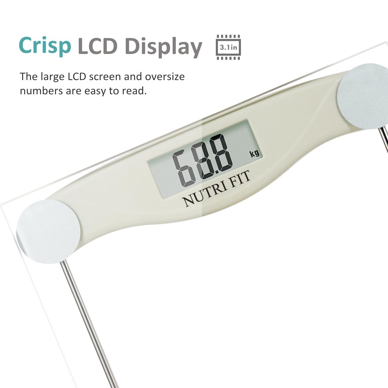 Digital Bathroom Scale for Body Weight, Precision Weighing Scale for Weight L…
