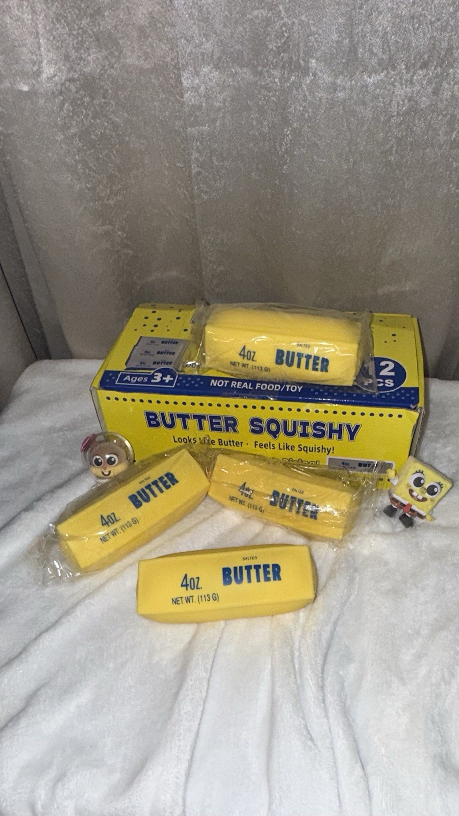 Butter Squishy Scented Yellow Foam Squeeze Toy
