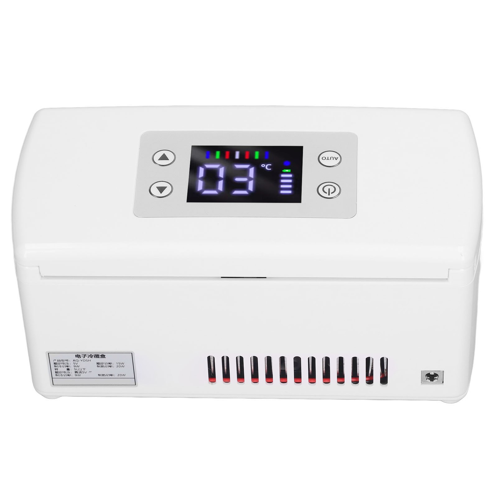 Insulin Cooler Travel Refrigerator Rechargeable Constant Temperature LCD