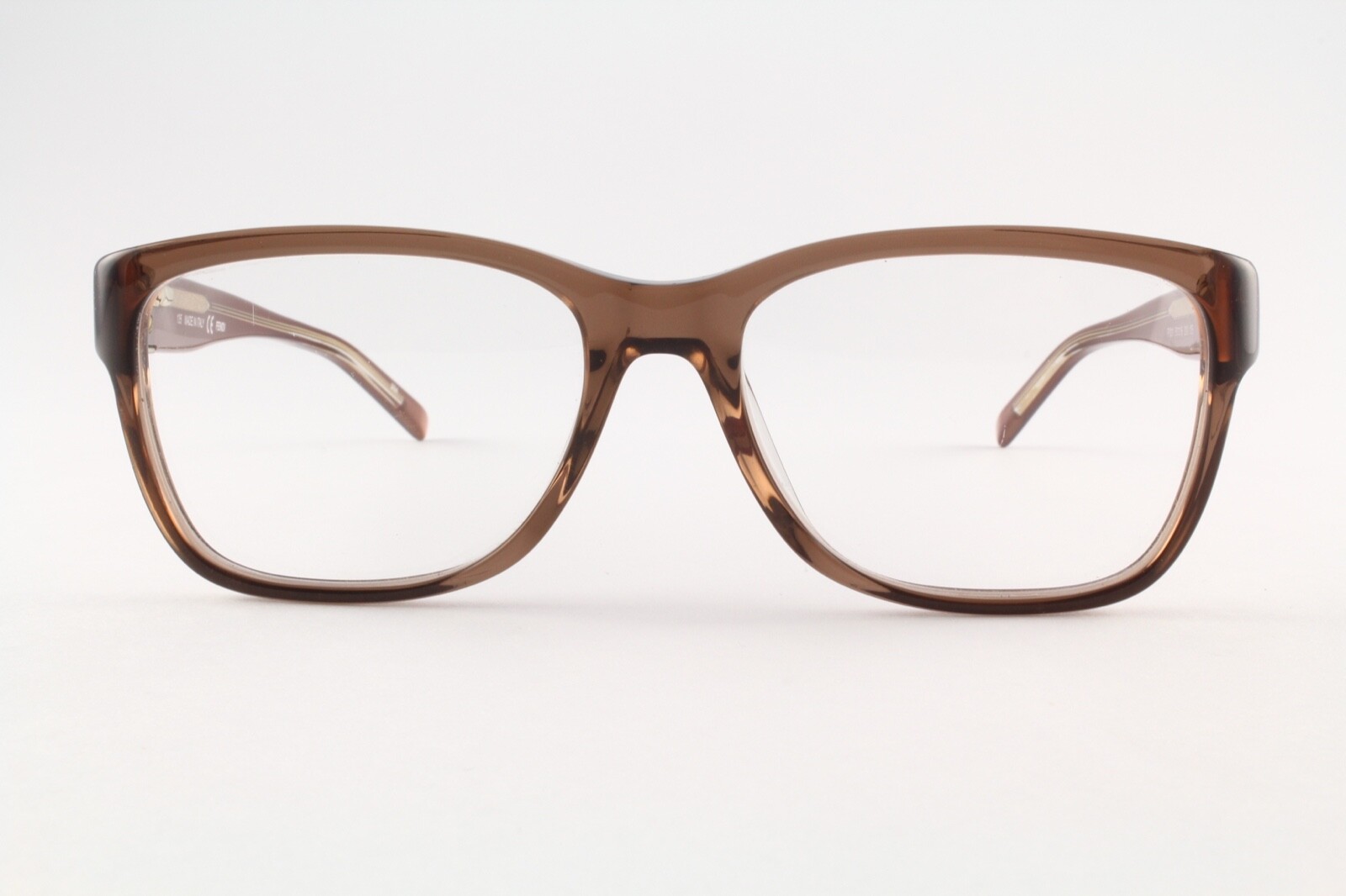 Rare Authentic Fendi F 1011 210 Clear Brown Red 51mm Glasses Frames Italy