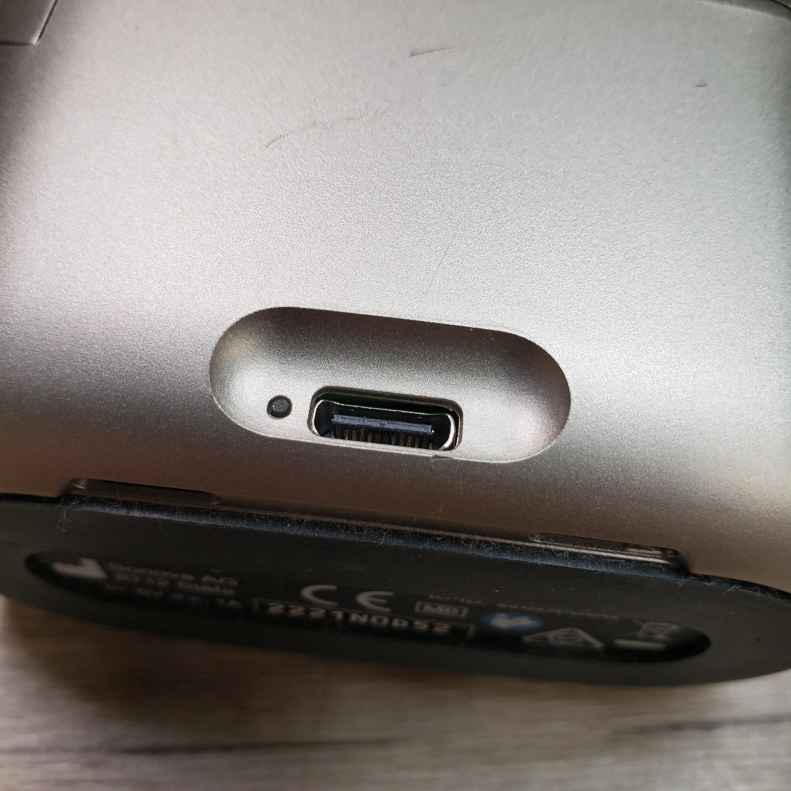 Phonak Charger Case Go Hearing Aid USB Charging Dock Silver Portable Holder