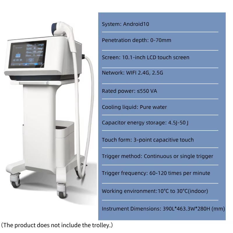 Focus Shockwave Eswt Focused Shock Wave Therapy Machine Pain Relief Physio