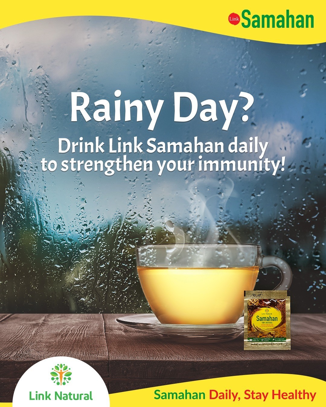 Link Samahan Herbal Tea Sachets Natural Ayurvedic Immunity Drink For Cold Relief