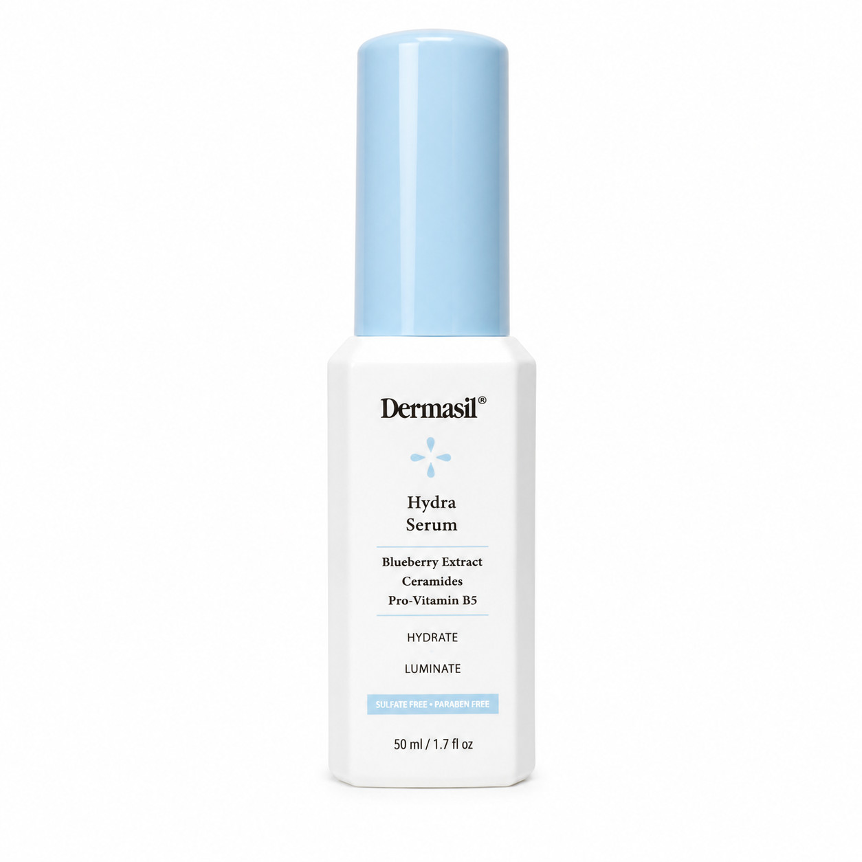 Dermasil Hydra Serum 1.7oz Hydrate Luminate Blueberry Extract Ceramides-BrandNew
