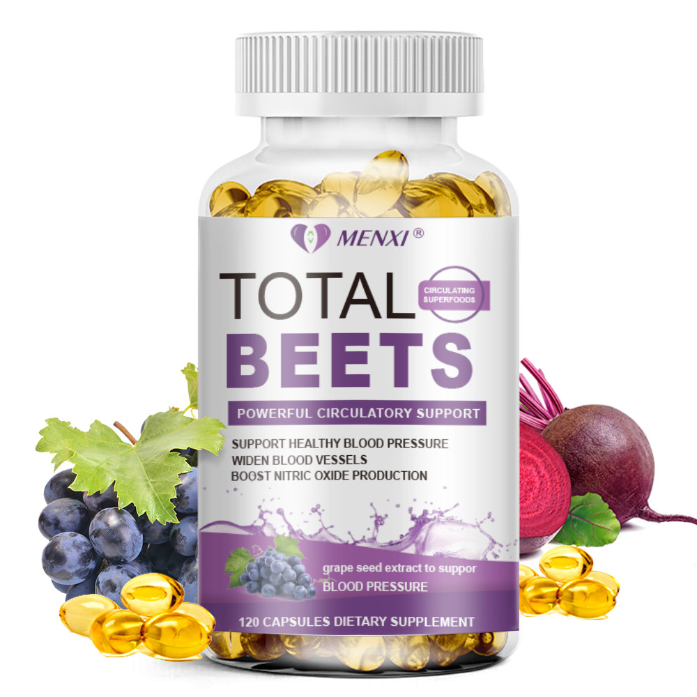 Total Beets Circulation Superfood Beet Root with Blood Pressure Support 240Pcs