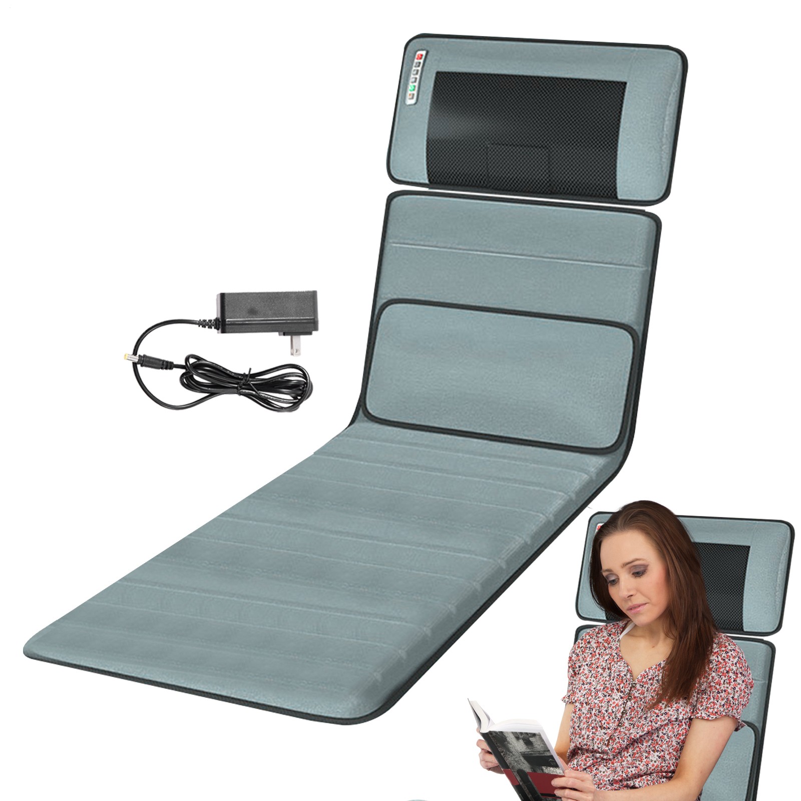 Full Body Electric Massager with Heat Air Compress Kneading Shiatsu Massage