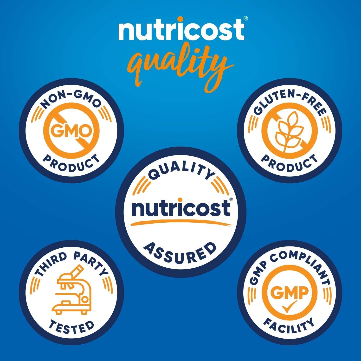Nutricost Whey Protein Concentrate Powder Unflavored 5 LB