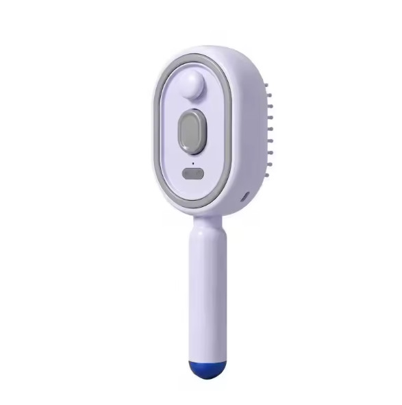 Electric Spray Air Cushion Massage Comb, Rechargeable Mist Hair Brush Easy-Clean
