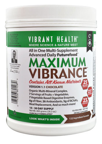 Vibrant Health Maximum Vibrance Chocolate — 28.2 oz