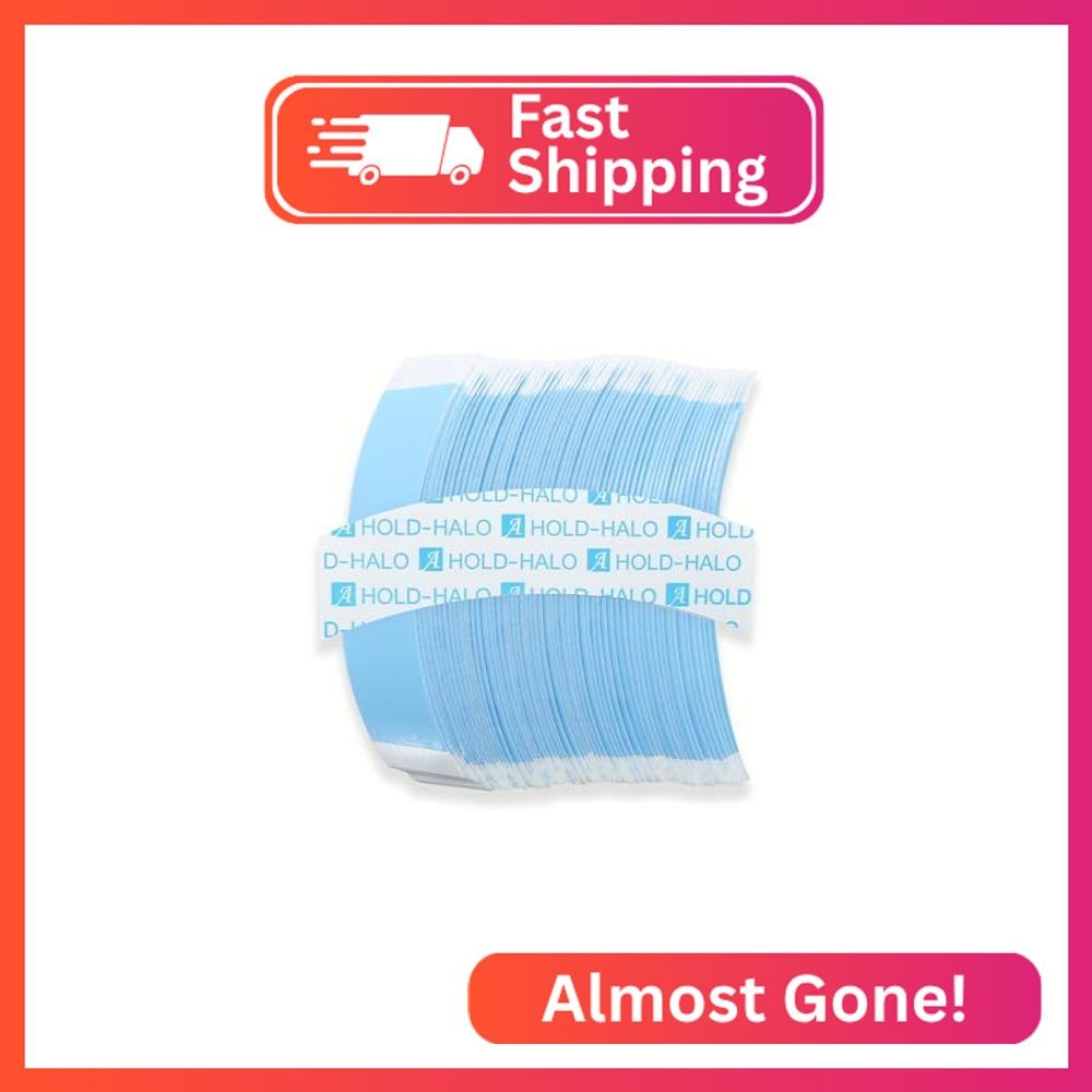 Amyqueen 60Pcs Wig Tape Double Sided Ultra Hold Waterproof Lace Glue for Wigs-St