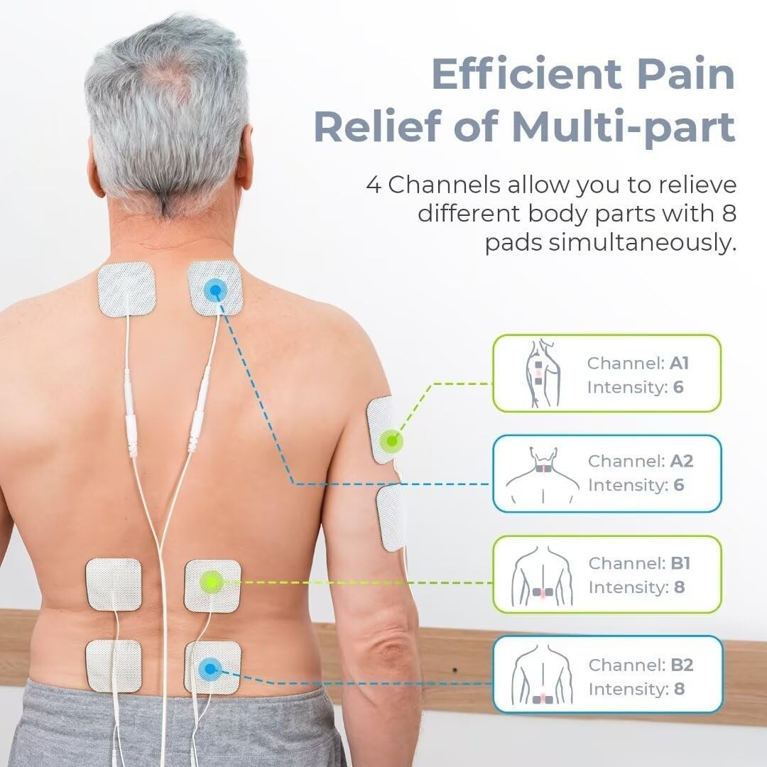 Pain Relief Electrotherapy Machine Muscle Stimulater Electric Therapy Shock Tens