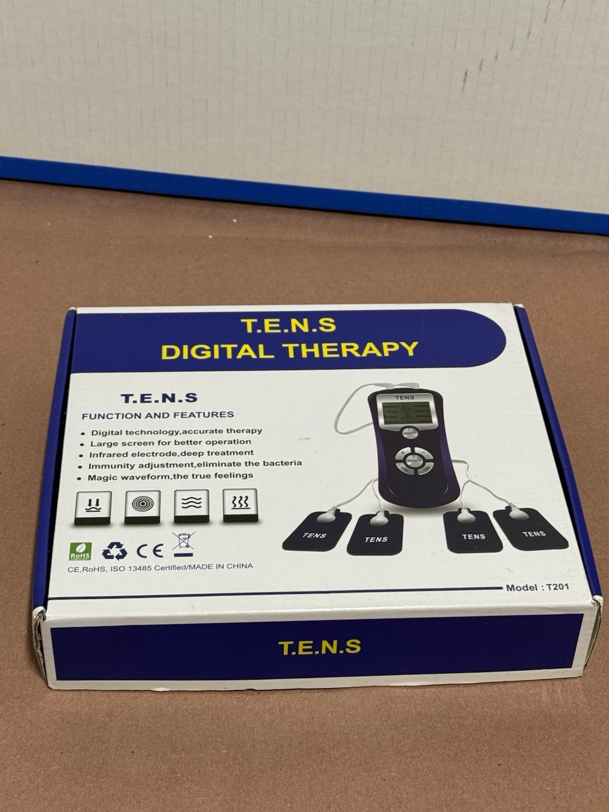 Digital TENS Unit Muscle Stimulator Machine – Pulse Massager for Pain Relief