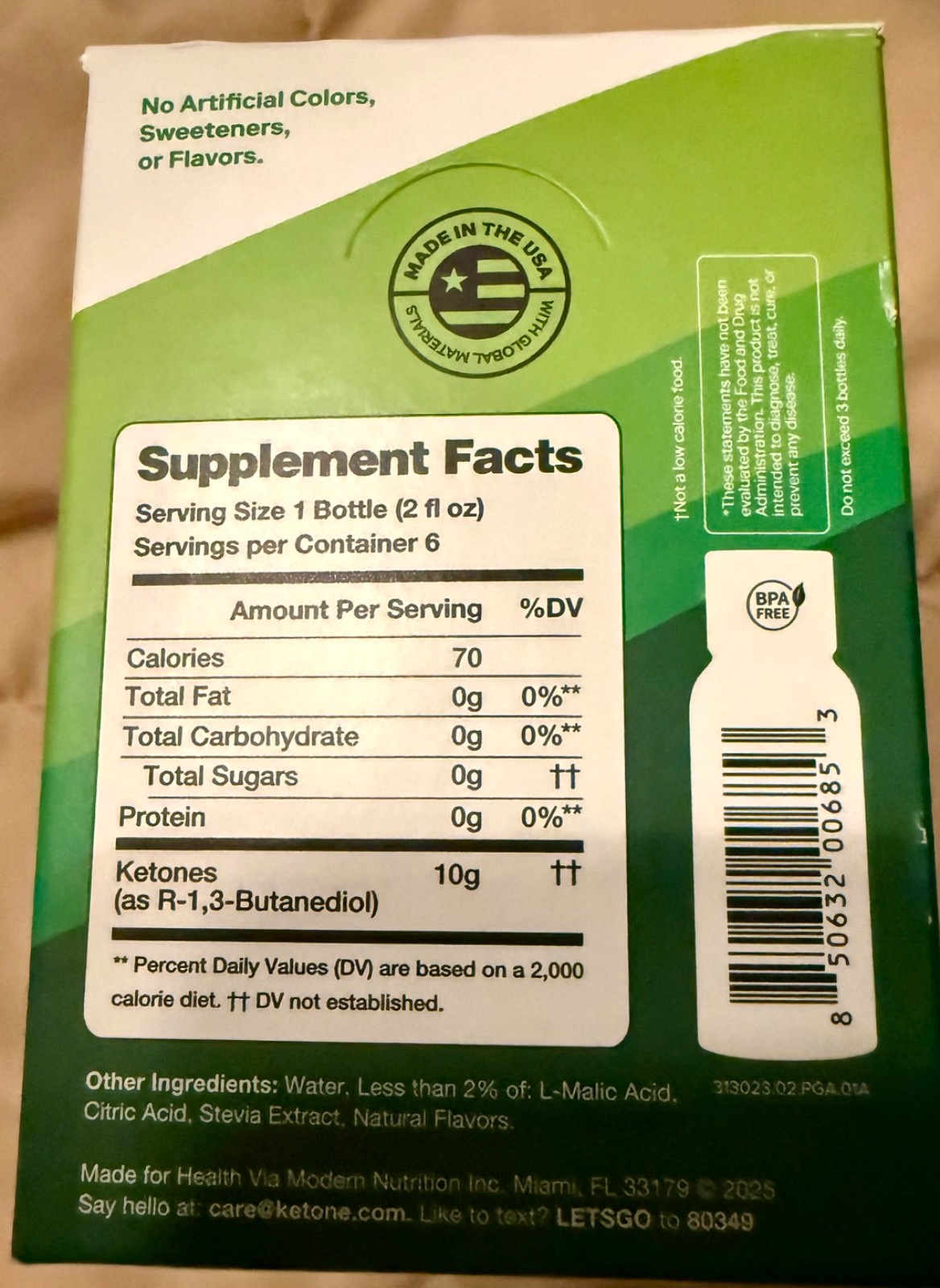Ketone-IQ High Performance Caffeine Energy Shots