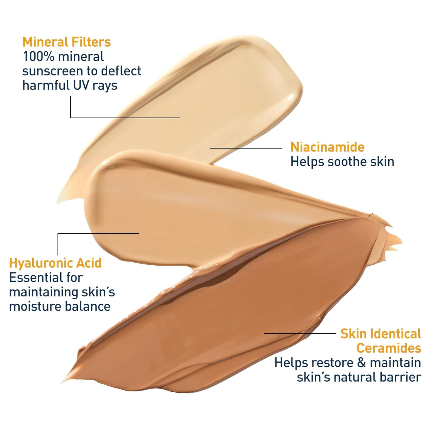 Cerave Hydrating Mineral Sunscreen SPF 30 with Sheer Tint, Tinted Mineral Sunscr