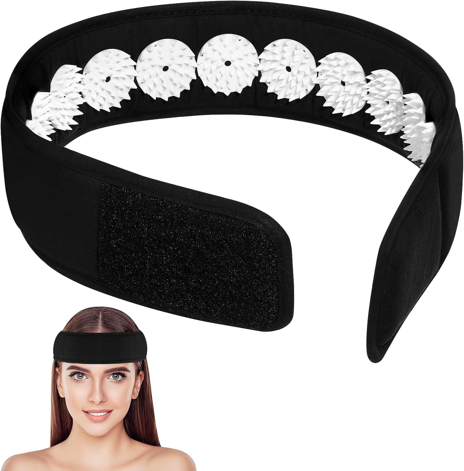 Acupressure Wrap Belt Headband: 1Pc Acupressure Headband for Muscle Stress Relax