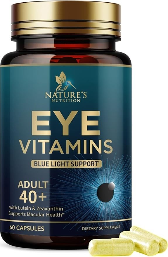 Eye Vitamins & Mineral Supplement – Contains Lutein, Zinc, Vitamins C, E & Zeaxa