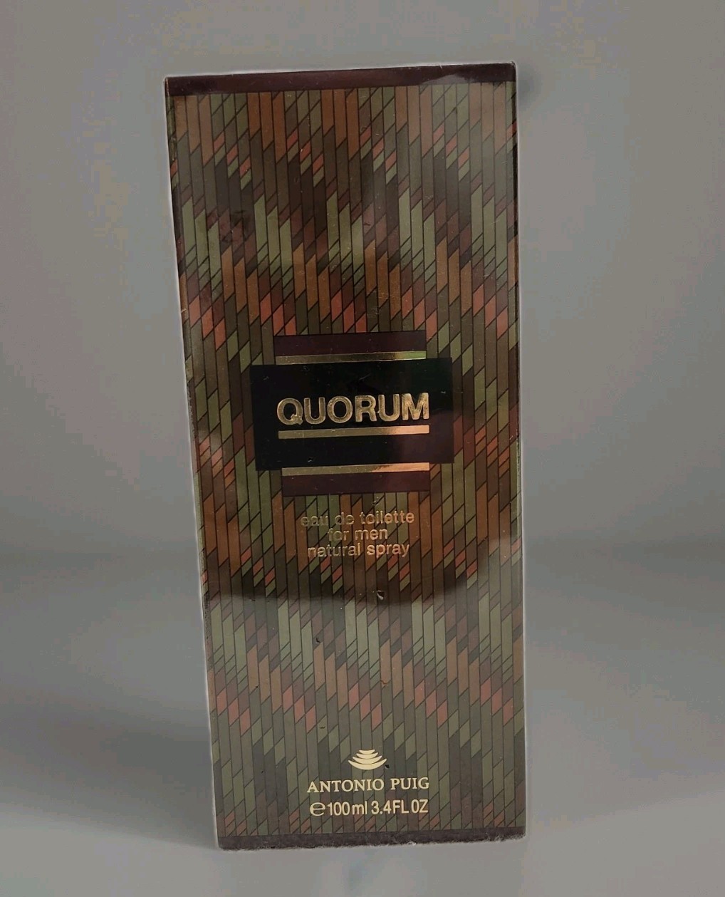 QUORUM ANTONIO PUIG 3.4oz 100ml EDT Original Formula 1980 Spain Rare Sealed 100%