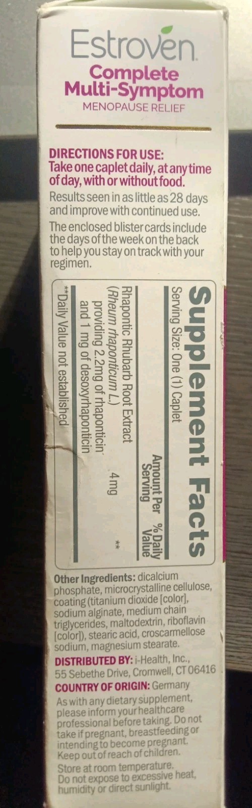 LOT 2 ESTROVEN COMPLETE MULTI-SYMPTOM MENOPAUSE UP 2 90% RELIEF 28 X2 56 CAPLETS