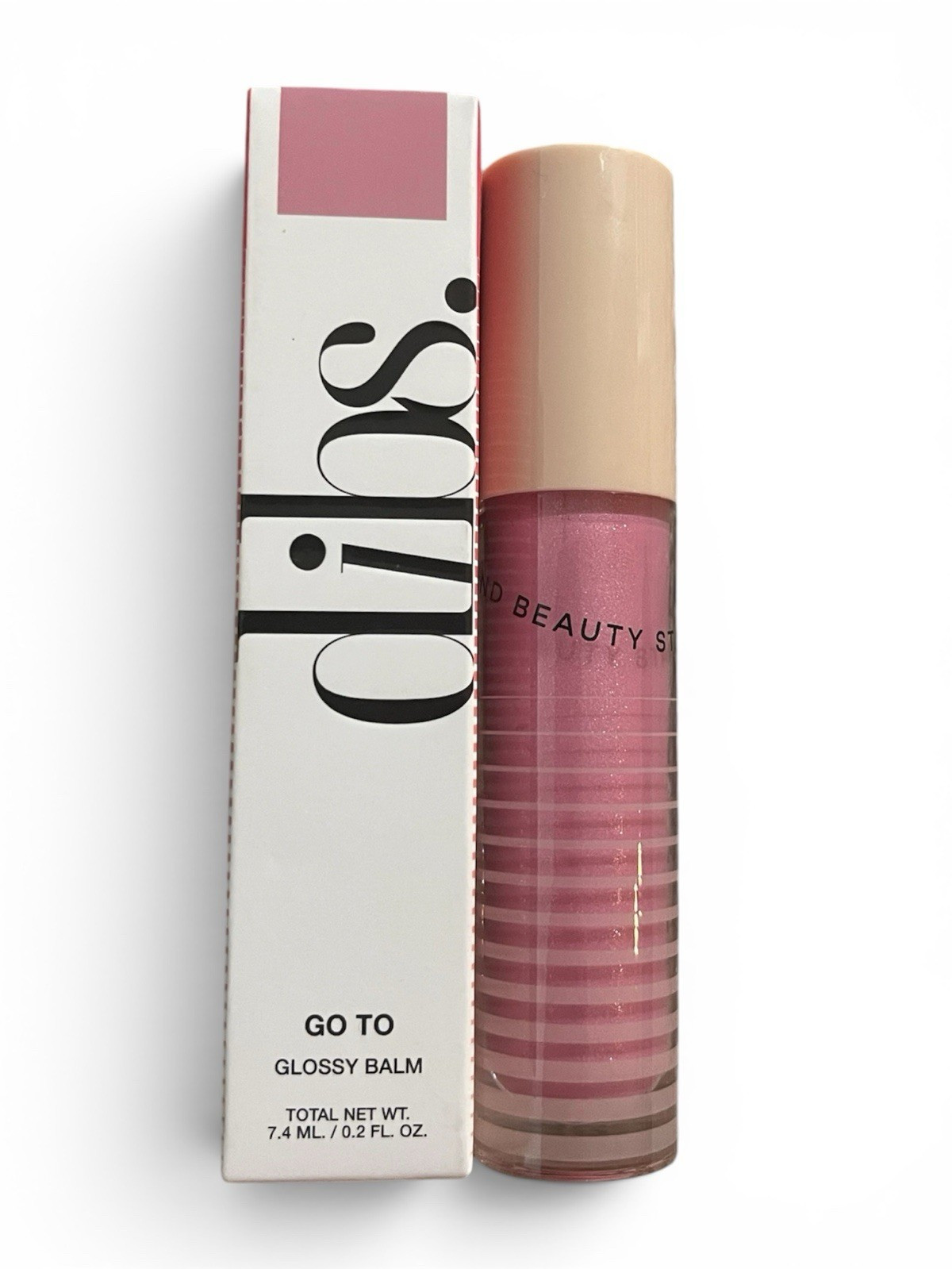Dibs Beauty Go To Glossy Balm Rock Candy Pink Lip Balm SPF 2 Broad Spectrum 0.2
