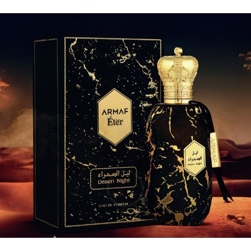 Original Armaf Eter Desert Night Eau De Parfum Spray for Women and Men, 3.4 Oz