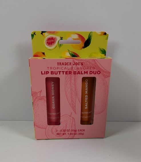 Trader Joe’s Tropical Flavored Lip Butter Balm Duo! (Brand New Never Used)