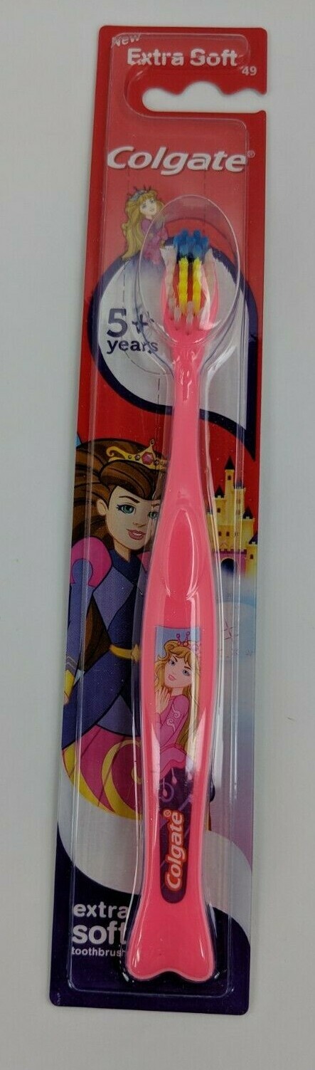 Colgate Princess Toothbrush Extra Soft 5+ years 4 pack