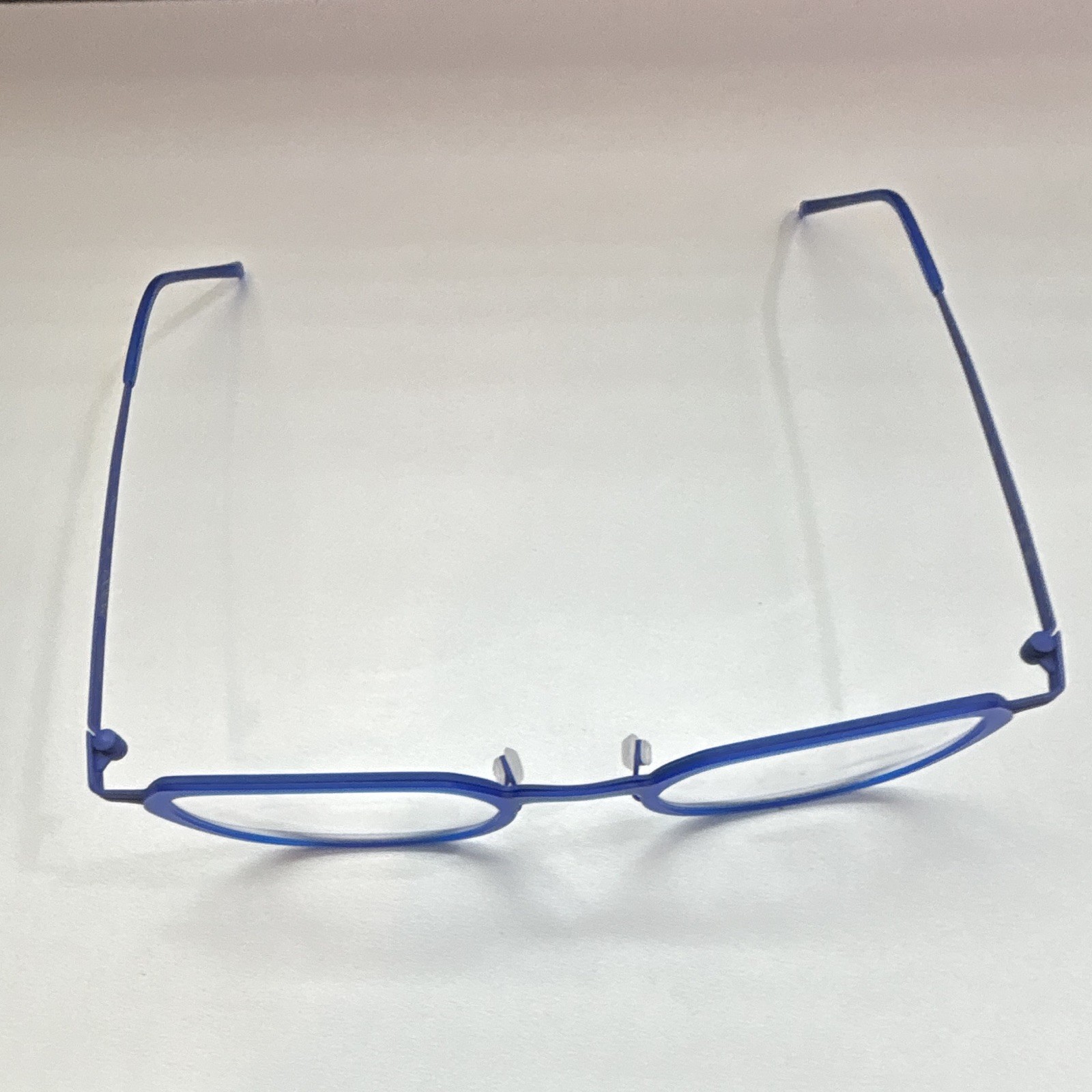MODO 4116 Titanium Full Rim Eyeglasses Blue Square Unisex Adults 52-23-145