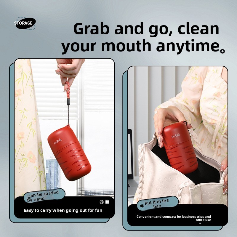 Portable Travel Toothbrush Set 3pcs with Toothpaste & Rinse Cup
