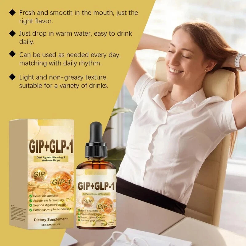 Premium gonist Slimming& Wellness Drops Boost Metabolism & Fat Burning Updated P