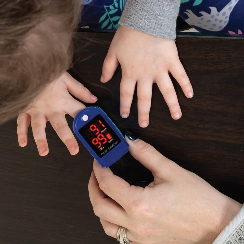 Roscoe Medical Finger Pulse Oximeter Oxygen Saturation Monitor – Pulse Ox Finger