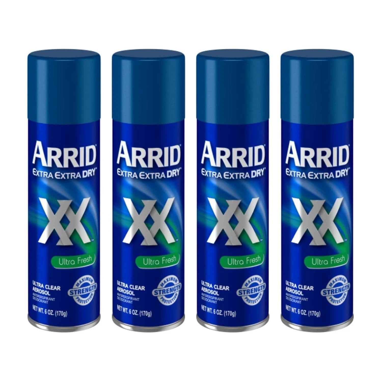 12 Packs Arrid Extra Dry Ultra Fresh Aeresol Antiperspirant Deodorant Spry 6 oz