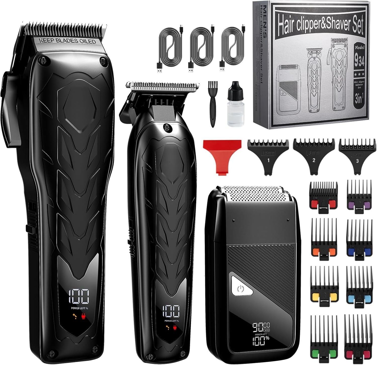 Professional Electric Razor Shavers for Men – Haircut Gift