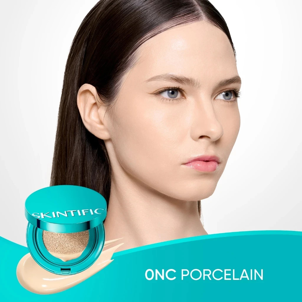 SKINTIFIC Perfect Stay Serum Matte Cushion SPF50 PA++++ Full Coverage OilControl