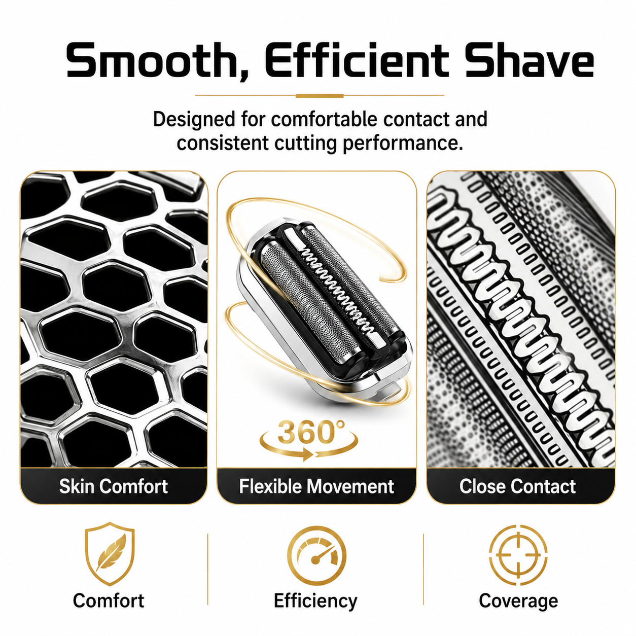 73S Series 7 New Generation Replacement Head for Braun S7 Electric Shaver 1-Pack
