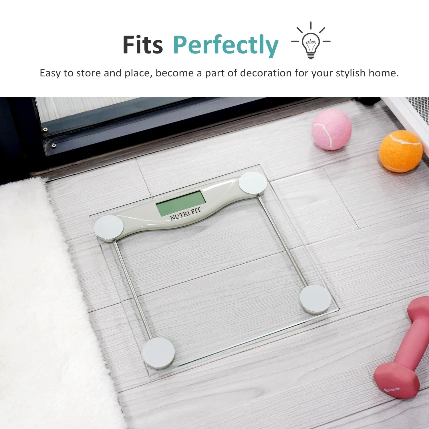 Digital Bathroom Scale for Body Weight, Precision Weighing Scale for Weight L…