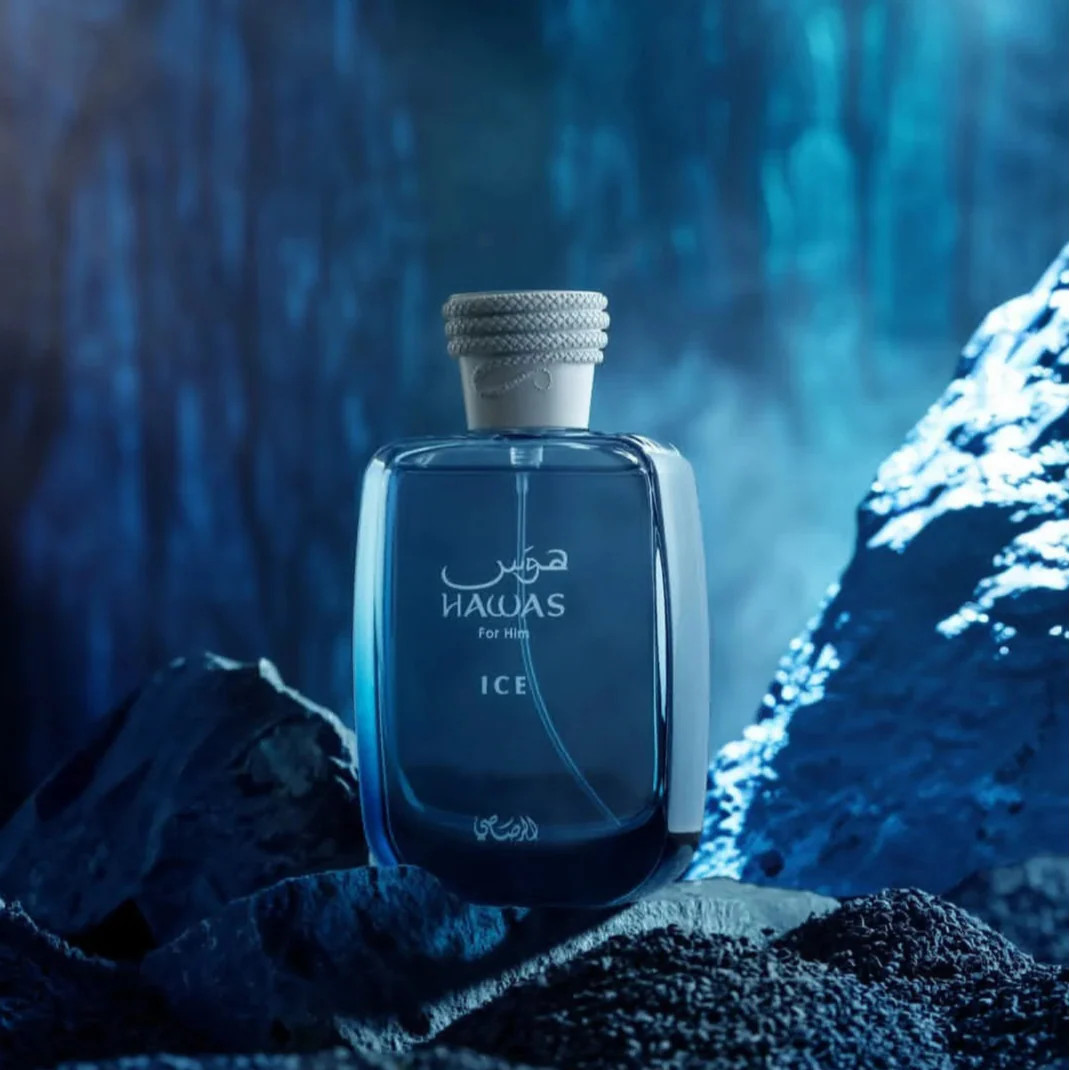 Hawas Ice Eau de Parfum 3.4 oz / 100 ml Spray for Men