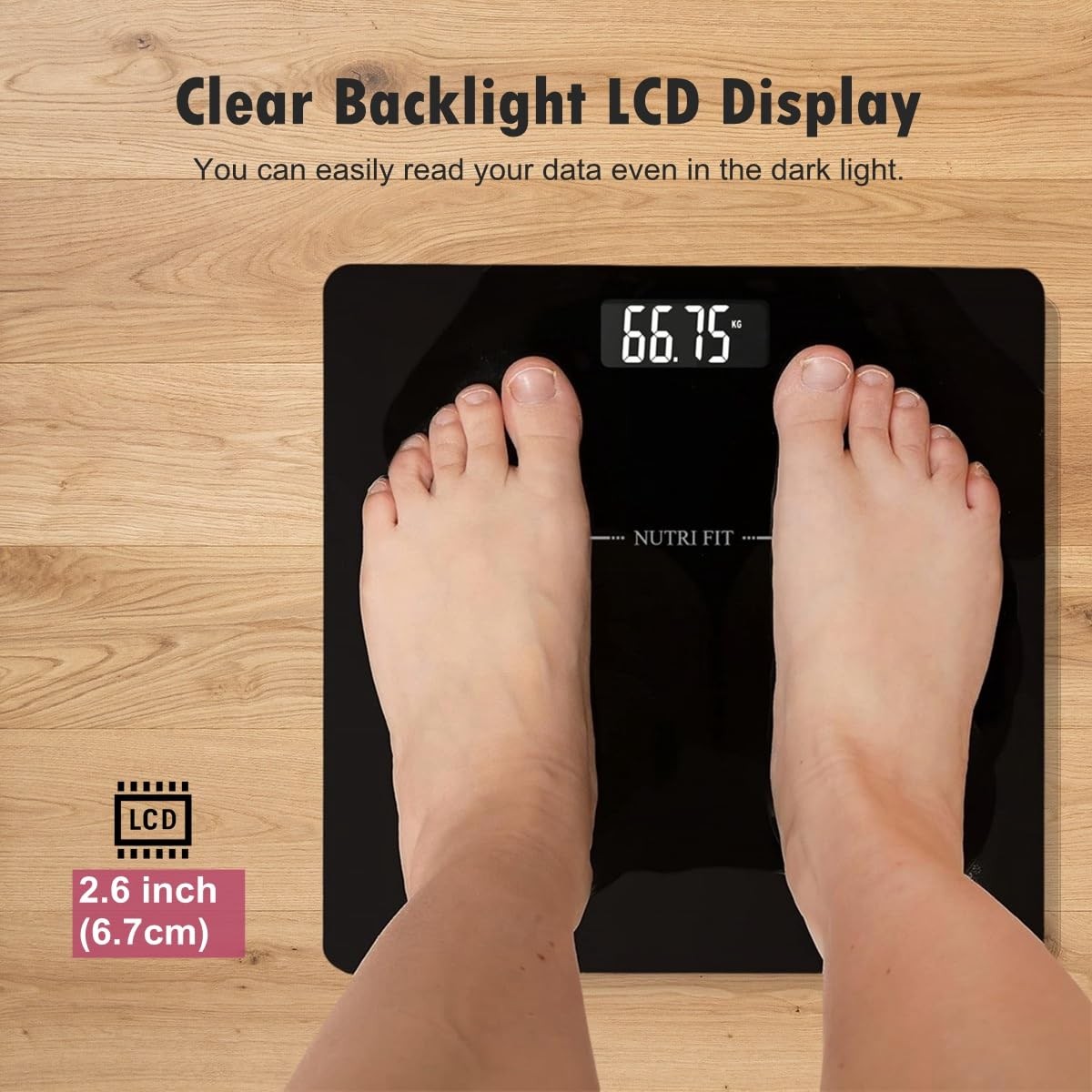 Balanza De Baño Personal Peso Digital Para Personas 0.1 Lb Precisión En Oferta