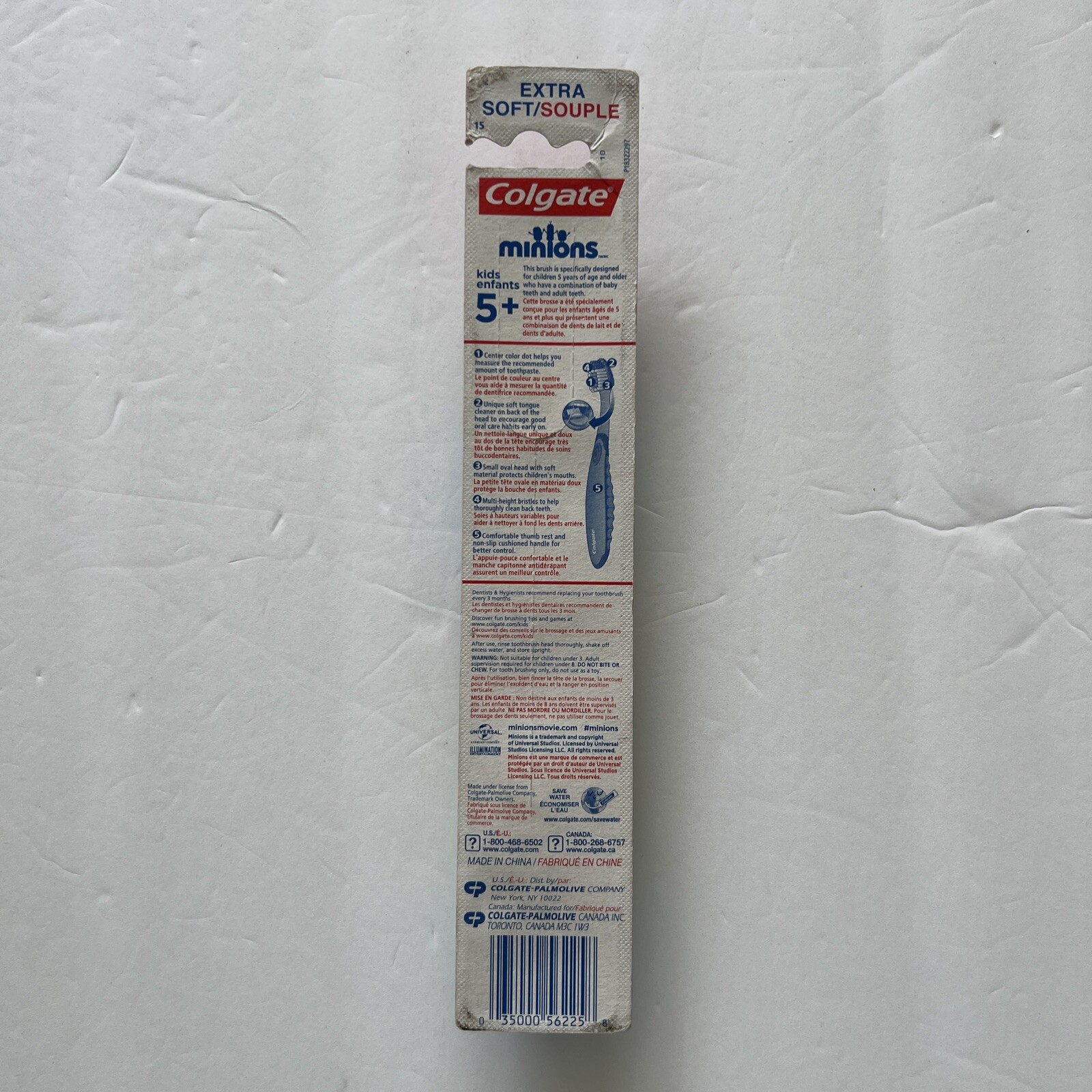 Colgate Minions Kevin EXTRA SOFT Toothbrush Kids 5+Years 1 pc