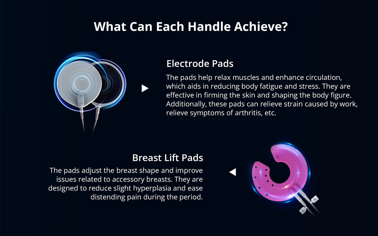 2in1 BIO Micro-&current Muscle Stimulation Machine Body Relaxing Massager Home