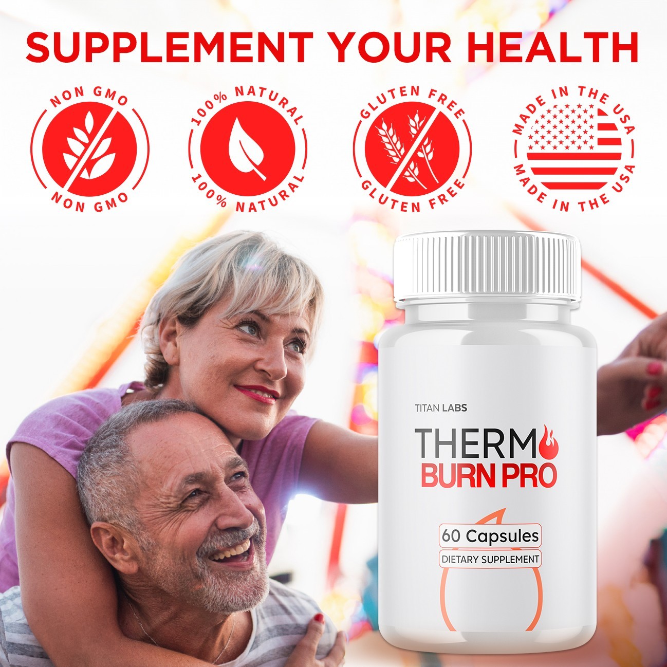 (1 Pack) Thermo Burn Pro Advanced Energy & Fitness Supplement ThermoBurnPro 60ct